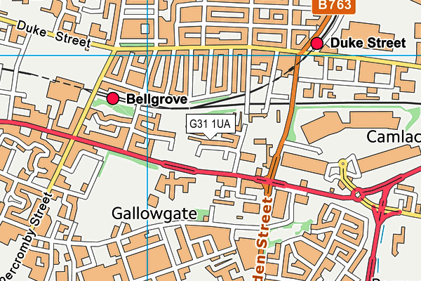 G31 1UA map - OS VectorMap District (Ordnance Survey) G31 1UA map - OS VectorMap District (Ordnance Survey)