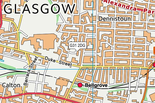 G31 2DG map - OS VectorMap District (Ordnance Survey) G31 2DG map - OS VectorMap District (Ordnance Survey)