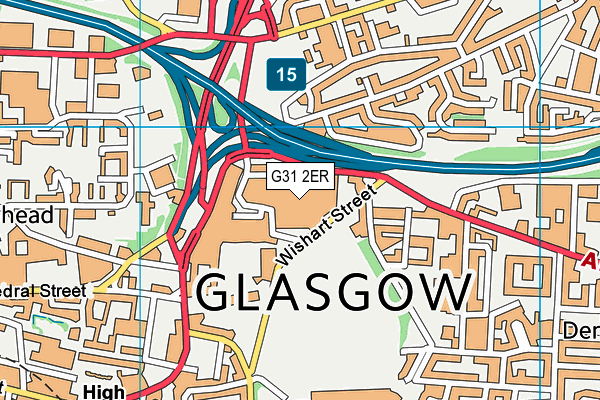 G31 2ER map - OS VectorMap District (Ordnance Survey)