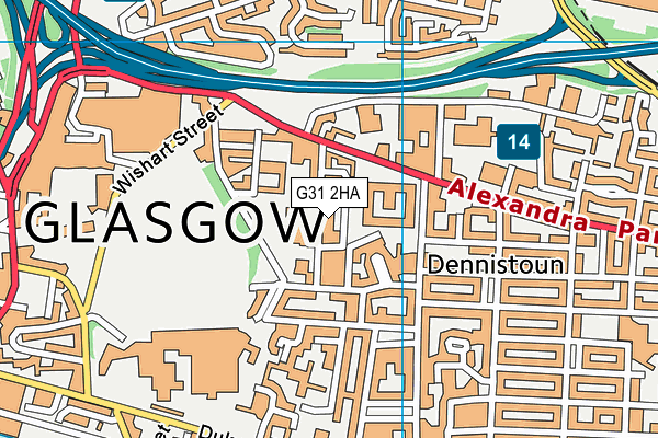 G31 2HA map - OS VectorMap District (Ordnance Survey) G31 2HA map - OS VectorMap District (Ordnance Survey)