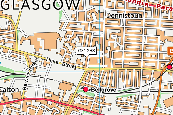 G31 2HS map - OS VectorMap District (Ordnance Survey) G31 2HS map - OS VectorMap District (Ordnance Survey)