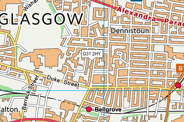 G31 2HY map - OS VectorMap District (Ordnance Survey) G31 2HY map - OS VectorMap District (Ordnance Survey)