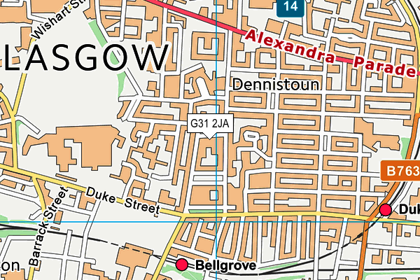 G31 2JA map - OS VectorMap District (Ordnance Survey) G31 2JA map - OS VectorMap District (Ordnance Survey)