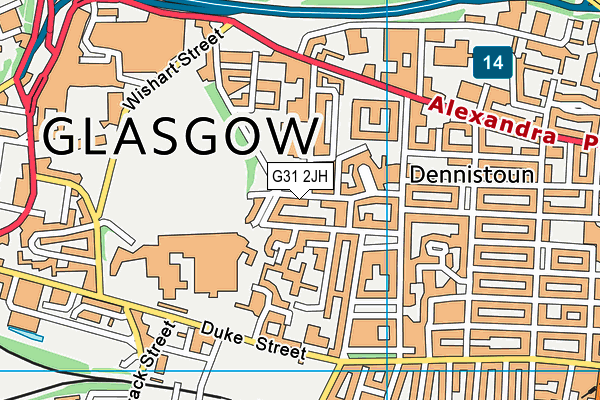 G31 2JH map - OS VectorMap District (Ordnance Survey) G31 2JH map - OS VectorMap District (Ordnance Survey)