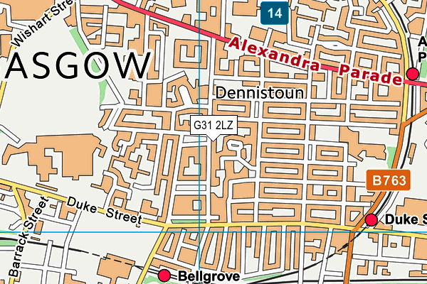 G31 2LZ map - OS VectorMap District (Ordnance Survey) G31 2LZ map - OS VectorMap District (Ordnance Survey)