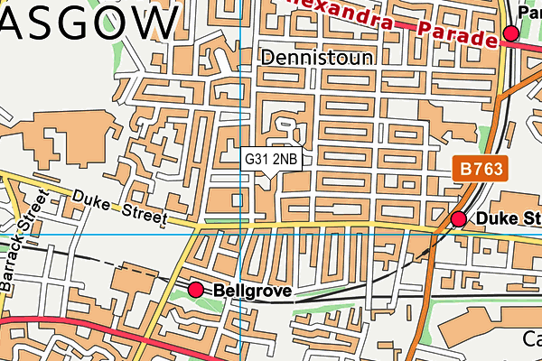 G31 2NB map - OS VectorMap District (Ordnance Survey) G31 2NB map - OS VectorMap District (Ordnance Survey)