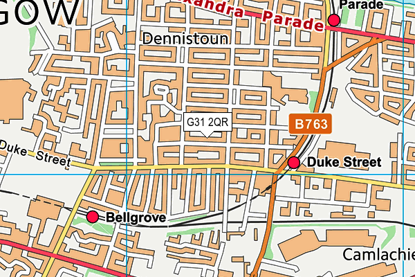G31 2QR map - OS VectorMap District (Ordnance Survey) G31 2QR map - OS VectorMap District (Ordnance Survey)