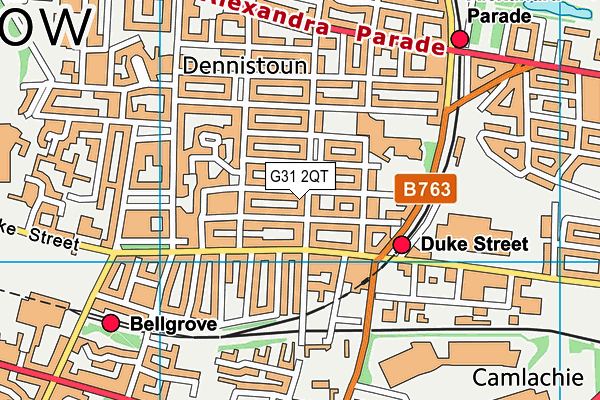 G31 2QT map - OS VectorMap District (Ordnance Survey) G31 2QT map - OS VectorMap District (Ordnance Survey)