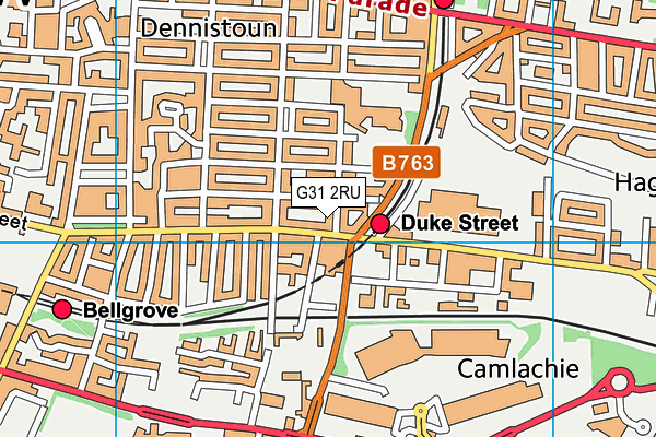 G31 2RU map - OS VectorMap District (Ordnance Survey) G31 2RU map - OS VectorMap District (Ordnance Survey)