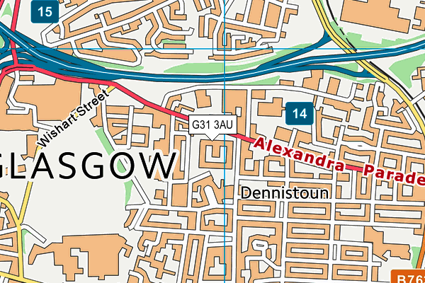 G31 3AU map - OS VectorMap District (Ordnance Survey) G31 3AU map - OS VectorMap District (Ordnance Survey)
