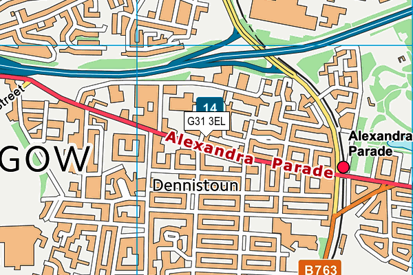 G31 3EL map - OS VectorMap District (Ordnance Survey) G31 3EL map - OS VectorMap District (Ordnance Survey)