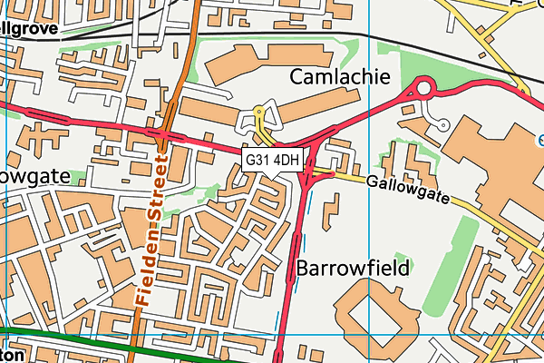 G31 4DH map - OS VectorMap District (Ordnance Survey) G31 4DH map - OS VectorMap District (Ordnance Survey)