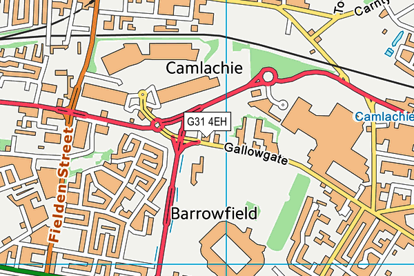 G31 4EH map - OS VectorMap District (Ordnance Survey)