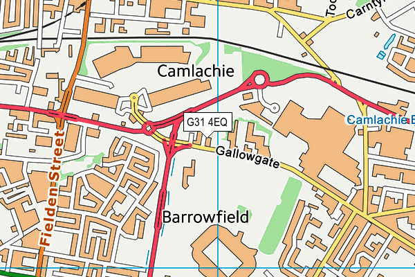 G31 4EQ map - OS VectorMap District (Ordnance Survey)