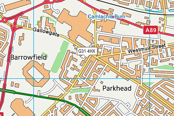 G31 4HX map - OS VectorMap District (Ordnance Survey) G31 4HX map - OS VectorMap District (Ordnance Survey)