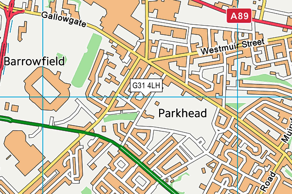 G31 4LH map - OS VectorMap District (Ordnance Survey) G31 4LH map - OS VectorMap District (Ordnance Survey)