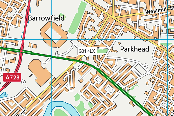 G31 4LX map - OS VectorMap District (Ordnance Survey) G31 4LX map - OS VectorMap District (Ordnance Survey)