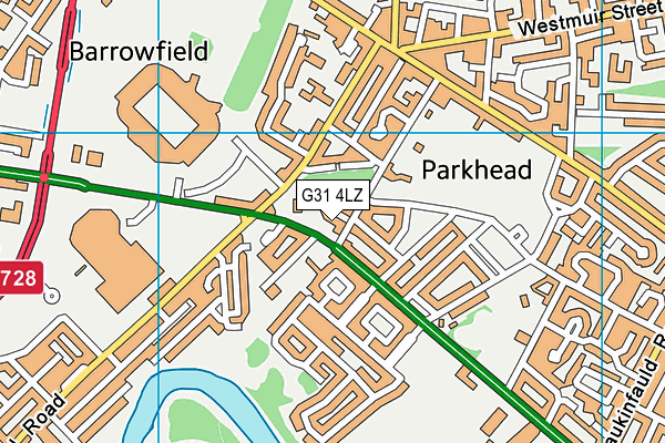 G31 4LZ map - OS VectorMap District (Ordnance Survey) G31 4LZ map - OS VectorMap District (Ordnance Survey)