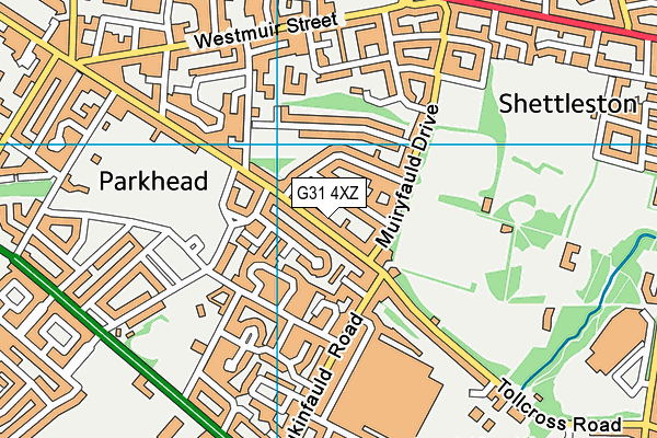 G31 4XZ map - OS VectorMap District (Ordnance Survey) G31 4XZ map - OS VectorMap District (Ordnance Survey)