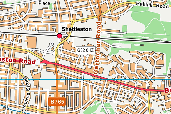 G32 0HZ map - OS VectorMap District (Ordnance Survey) G32 0HZ map - OS VectorMap District (Ordnance Survey)
