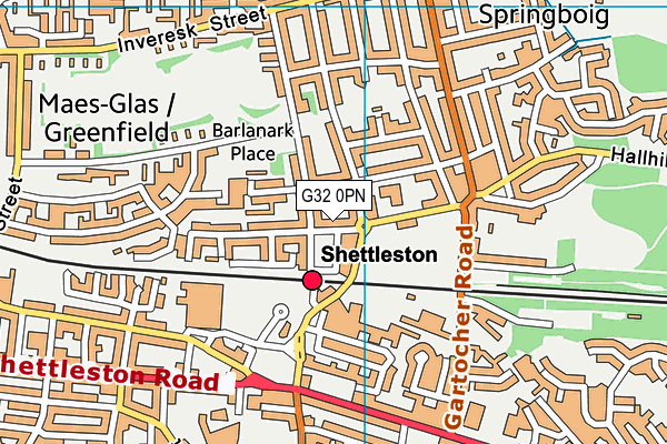 G32 0PN map - OS VectorMap District (Ordnance Survey) G32 0PN map - OS VectorMap District (Ordnance Survey)
