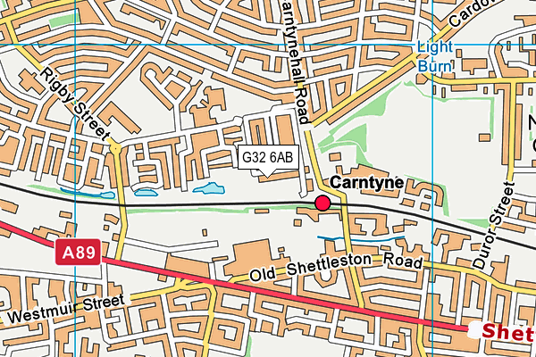 G32 6AB map - OS VectorMap District (Ordnance Survey) G32 6AB map - OS VectorMap District (Ordnance Survey)