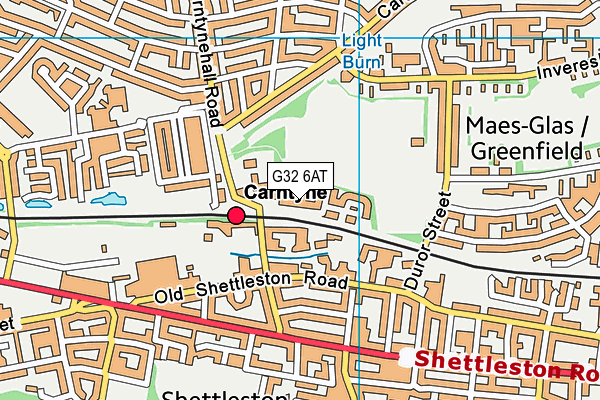 G32 6AT map - OS VectorMap District (Ordnance Survey) G32 6AT map - OS VectorMap District (Ordnance Survey)