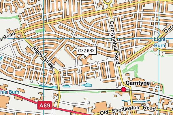 G32 6BX map - OS VectorMap District (Ordnance Survey) G32 6BX map - OS VectorMap District (Ordnance Survey)