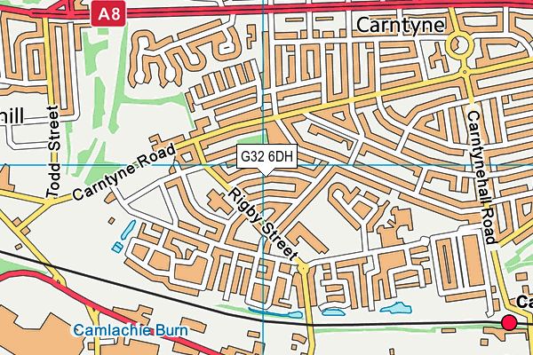G32 6DH map - OS VectorMap District (Ordnance Survey) G32 6DH map - OS VectorMap District (Ordnance Survey)