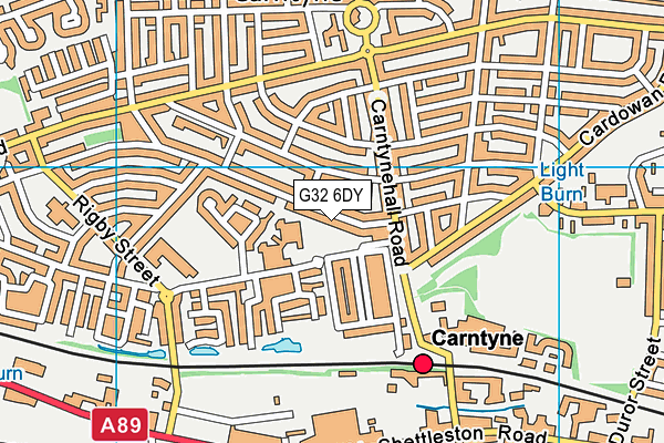 G32 6DY map - OS VectorMap District (Ordnance Survey) G32 6DY map - OS VectorMap District (Ordnance Survey)