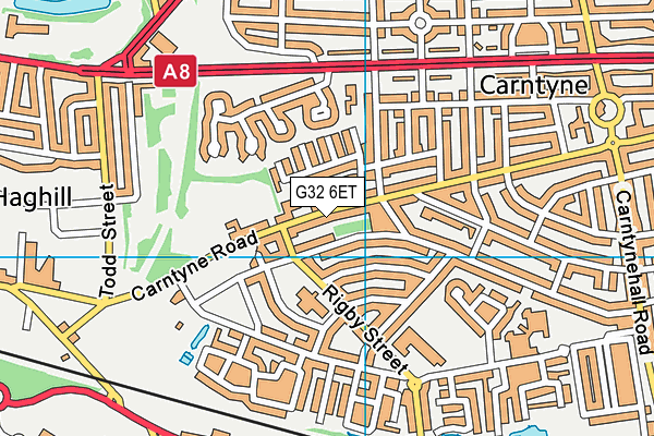 G32 6ET map - OS VectorMap District (Ordnance Survey) G32 6ET map - OS VectorMap District (Ordnance Survey)