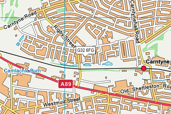 G32 6FG map - OS VectorMap District (Ordnance Survey) G32 6FG map - OS VectorMap District (Ordnance Survey)
