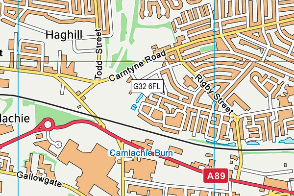 G32 6FL map - OS VectorMap District (Ordnance Survey) G32 6FL map - OS VectorMap District (Ordnance Survey)