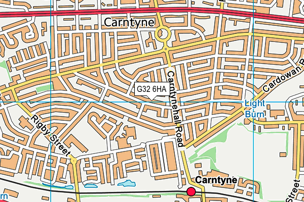 G32 6HA map - OS VectorMap District (Ordnance Survey) G32 6HA map - OS VectorMap District (Ordnance Survey)