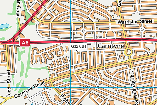 G32 6JH map - OS VectorMap District (Ordnance Survey) G32 6JH map - OS VectorMap District (Ordnance Survey)