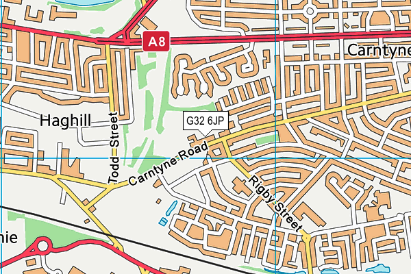 G32 6JP map - OS VectorMap District (Ordnance Survey) G32 6JP map - OS VectorMap District (Ordnance Survey)