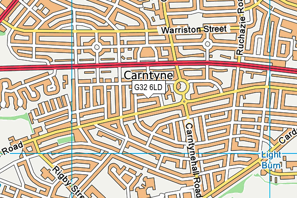 G32 6LD map - OS VectorMap District (Ordnance Survey) G32 6LD map - OS VectorMap District (Ordnance Survey)