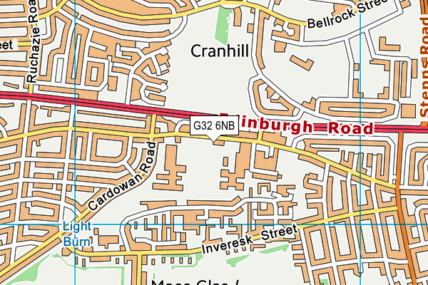 G32 6NB map - OS VectorMap District (Ordnance Survey) G32 6NB map - OS VectorMap District (Ordnance Survey)