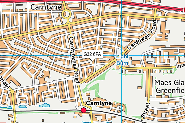 G32 6PA map - OS VectorMap District (Ordnance Survey) G32 6PA map - OS VectorMap District (Ordnance Survey)
