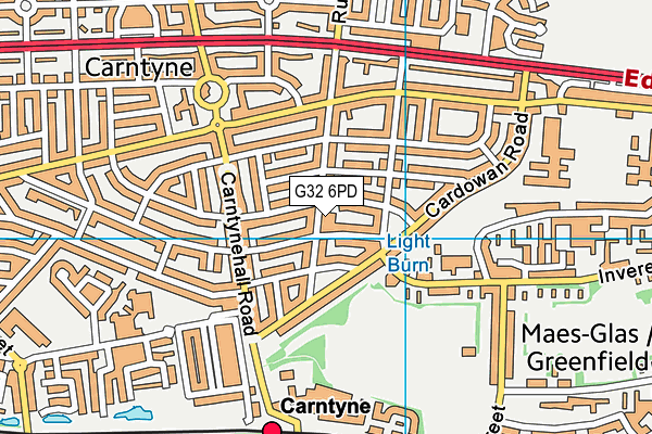 G32 6PD map - OS VectorMap District (Ordnance Survey) G32 6PD map - OS VectorMap District (Ordnance Survey)