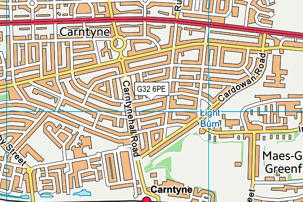 G32 6PE map - OS VectorMap District (Ordnance Survey) G32 6PE map - OS VectorMap District (Ordnance Survey)