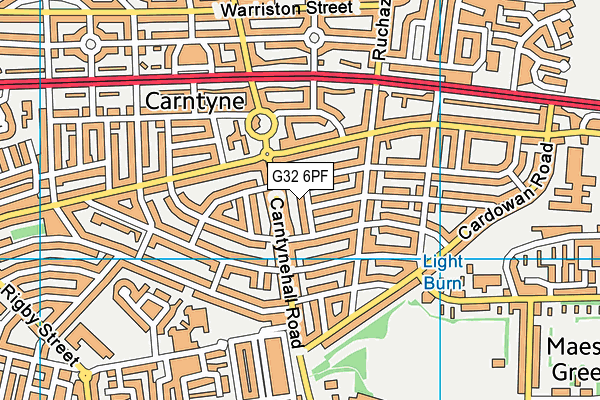 G32 6PF map - OS VectorMap District (Ordnance Survey) G32 6PF map - OS VectorMap District (Ordnance Survey)
