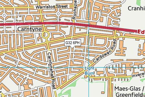 G32 6PH map - OS VectorMap District (Ordnance Survey) G32 6PH map - OS VectorMap District (Ordnance Survey)