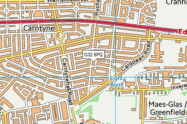 G32 6PQ map - OS VectorMap District (Ordnance Survey) G32 6PQ map - OS VectorMap District (Ordnance Survey)