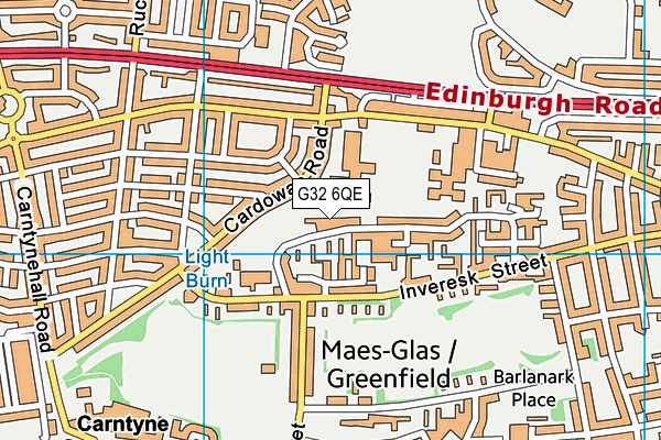 G32 6QE map - OS VectorMap District (Ordnance Survey) G32 6QE map - OS VectorMap District (Ordnance Survey)
