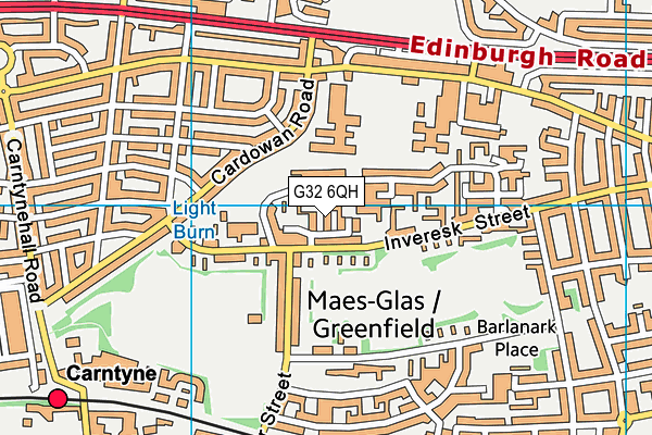 G32 6QH map - OS VectorMap District (Ordnance Survey) G32 6QH map - OS VectorMap District (Ordnance Survey)