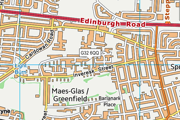 G32 6QQ map - OS VectorMap District (Ordnance Survey) G32 6QQ map - OS VectorMap District (Ordnance Survey)