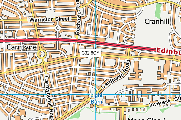 G32 6QY map - OS VectorMap District (Ordnance Survey) G32 6QY map - OS VectorMap District (Ordnance Survey)