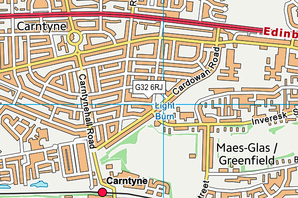 G32 6RJ map - OS VectorMap District (Ordnance Survey) G32 6RJ map - OS VectorMap District (Ordnance Survey)