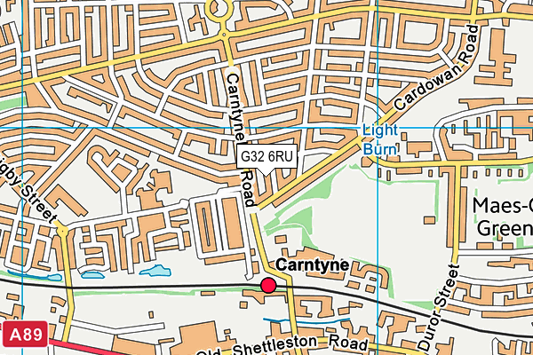 G32 6RU map - OS VectorMap District (Ordnance Survey) G32 6RU map - OS VectorMap District (Ordnance Survey)